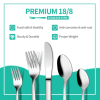 ENLOY 20 Piece Silverware Set, Stainless Steel Flatware Set, Service for 4