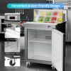 Refrigerated 29" Wide Sandwich Salad Prep Station 1 Door with 8 Plate Capacity