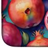 Colorful Pomegranates Dish Drying Mat Absorbent Dish Drying Mat Pad for Kitchen Counter Dish Drainer Mat for Countertop, 14 x 21", Multicolor