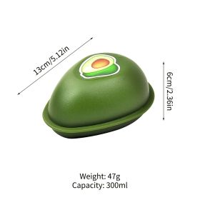 1pc Avocado Saver; Plastic Avocado Keeper; Reusable Avocado Holder Container For Refrigerator Storage Fresh Keeping (Color: Green)