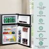 3.2 cu ft. Compact Stainless Steel Refrigerator