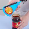 Multi Function Can Opener Non Slip Handle Multi-function Bottle Opener Portable Twist Off Lid Quick Opening for Children Elderly