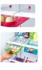 Refrigerator Pull out Bins - Hanging Retractable Fridge Shelf - Fridge Drawer - Storage Organizer Box