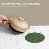 Non-slip Silicone Dining Table Placemat Kitchen Accessories Mat Cup Bar Drink Coffee Mug Pads, Heat Insulation Coasters