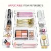 Desktop drawer clutter polka dot storage box set Transparent drawer storage box set Multifunctional bathroom bedroom living room desktop storage box D