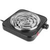 1000W Electric Single Burner Portable Coil Heating Hot Plate Stove Countertop RV Hotplate with Non Slip Rubber Feet 5 Temperature Adjustments